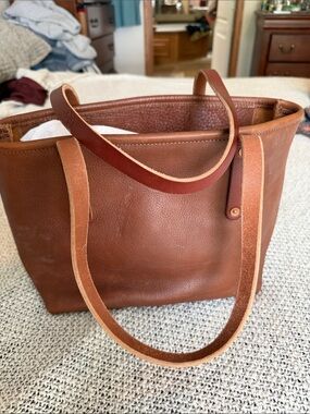 Everyday Leather Tote in Chestnut Brown